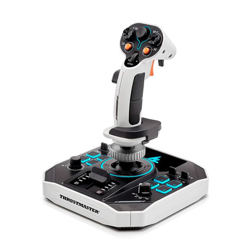 Detalle 2 de Palanca de vuelo Thrustmaster Sol-R 1: 44 botones programables y 3 ejes analógicos para simulación profesional