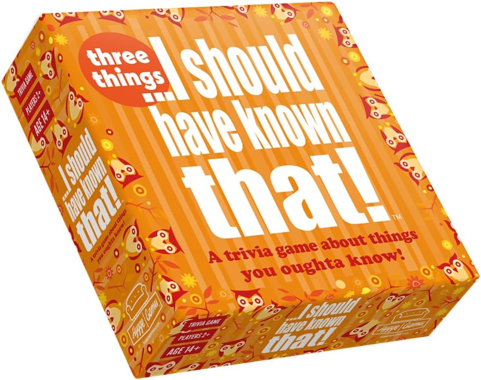 Detalle 2 de I Should Have Known That!—Three Things Trivia Game 🎲