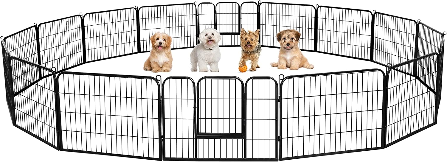 Detalle 2 de Yaheetech Parc pour chien 80 cm 🐕