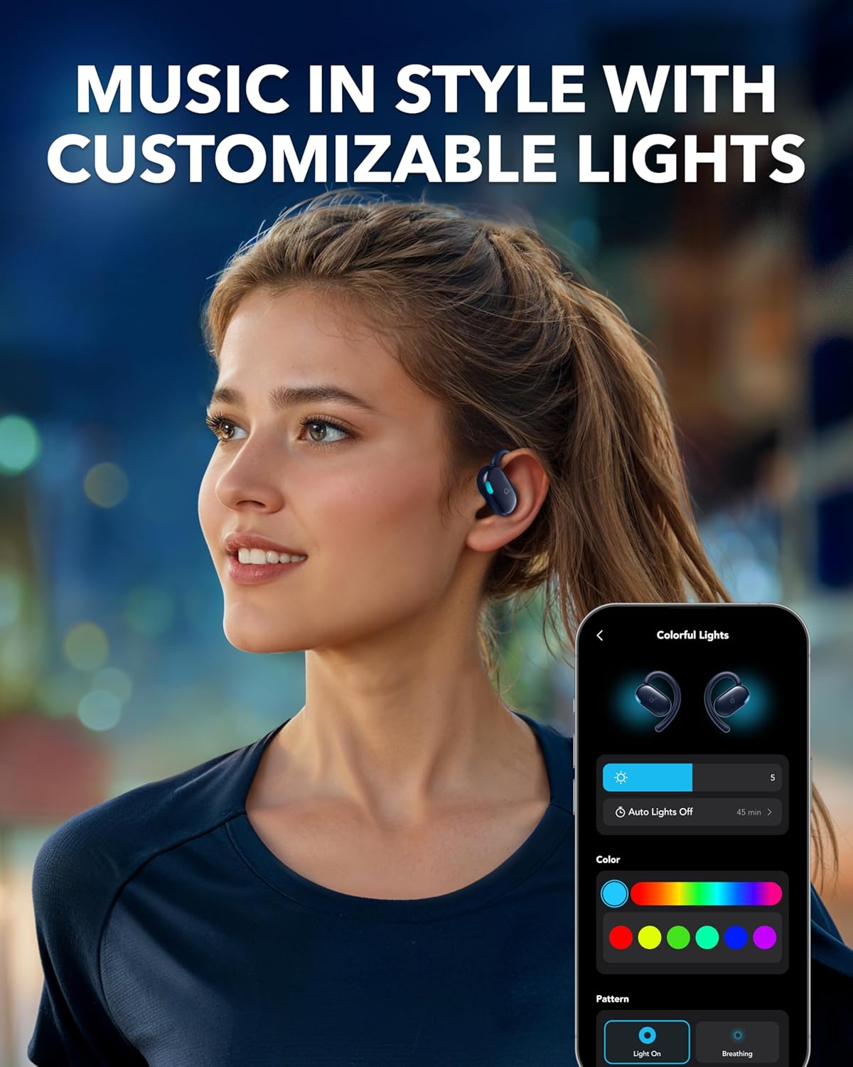 Thumbnail 5 de Soundcore V20i by Anker open-ear headphones with adjustable ear hooks (IP55, 36H, Bluetooth 5.4, multipoint)