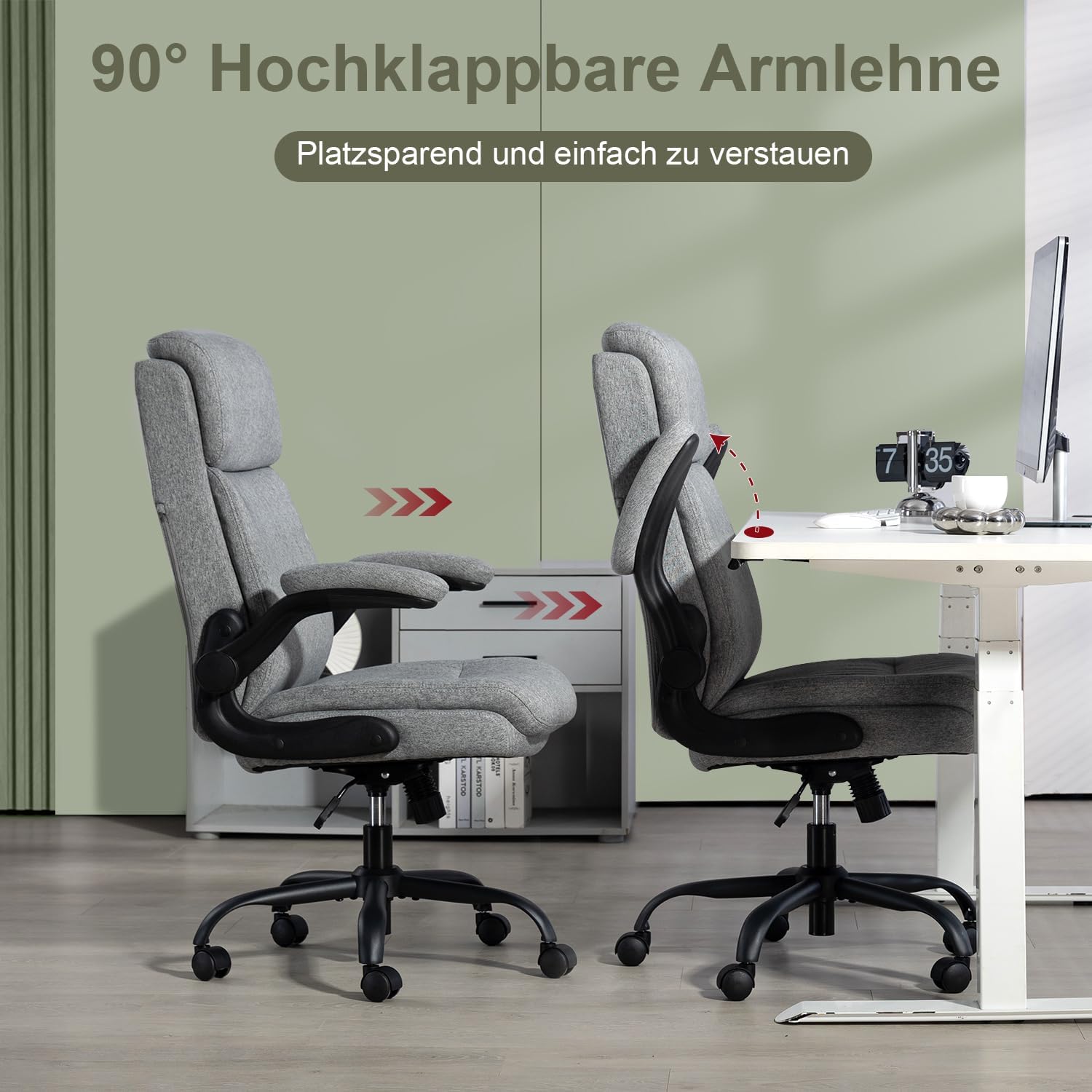 Thumbnail 4 de CASTLOVE Ergonomischer Bürostuhl 150 kg