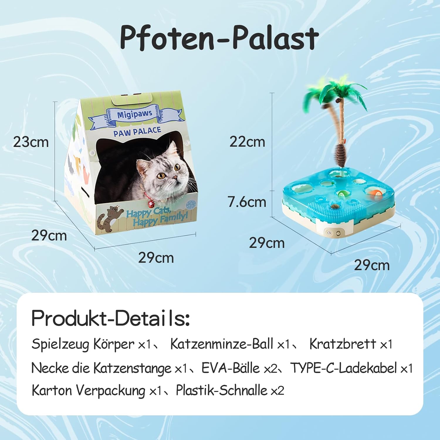 Thumbnail 5 de Migipaws 7-in-1 Katzenspielzeug Bewegungssensor 1️⃣📷?