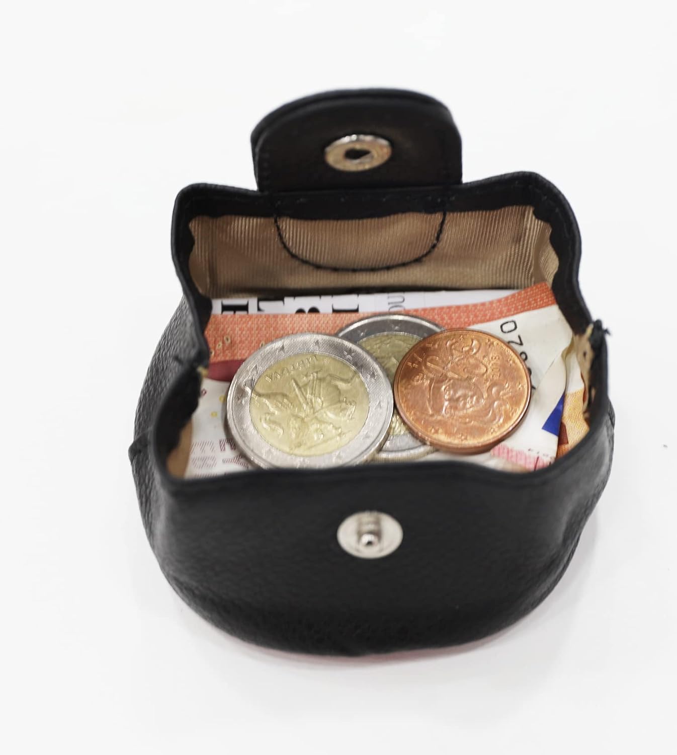 Detalle de Van Der Rich Portamonete Piccolo Pelle – Unisex, 6x6x4 cm