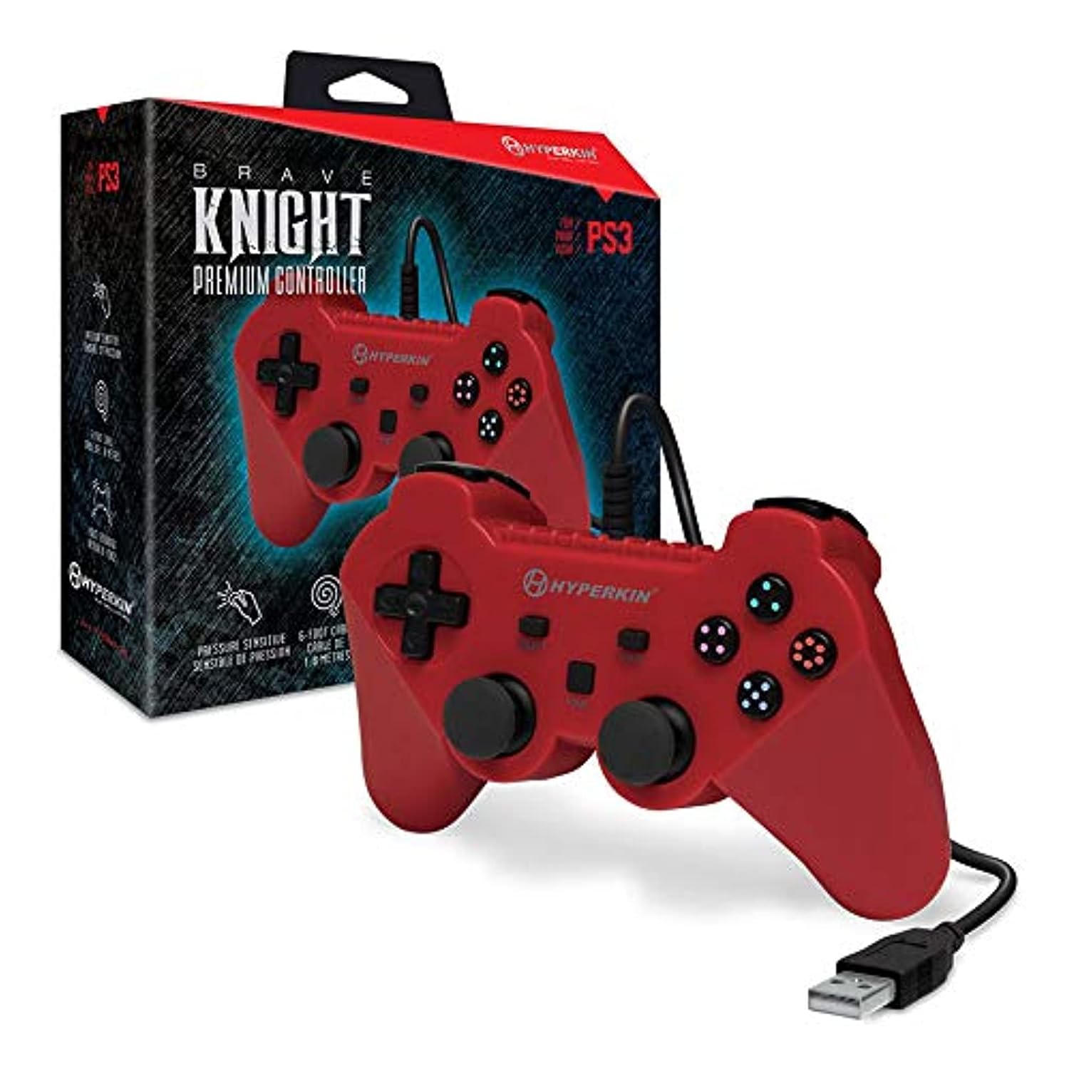 Detalle 2 de Hyperkin Brave Knight Controller 6 ft