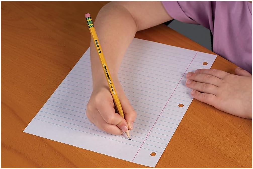 Detalle 2 de Ticonderoga Wood-Cased Pencils, Pre-Sharpened, 2 HB Soft, Yellow, 72 Count
