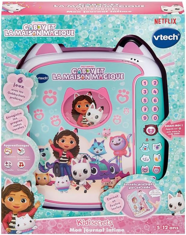 Thumbnail 4 de VTech KidiSecrets Mon Journal Intime Gabby et La Maison Magique – Journal électronique avec code secret et cadre photo