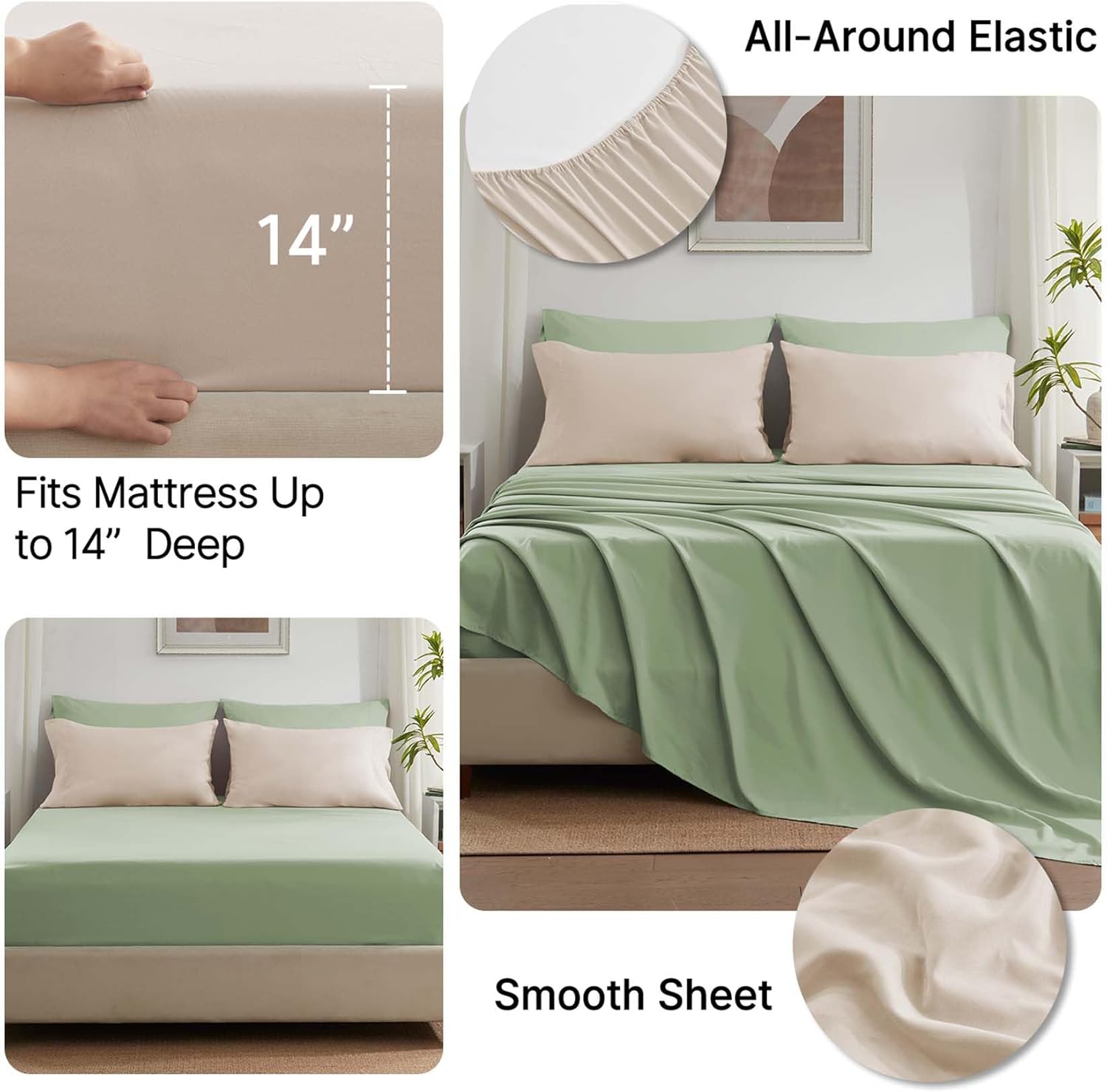 Thumbnail 5 de Anluoer King Size 7‑Piece Bedding Set