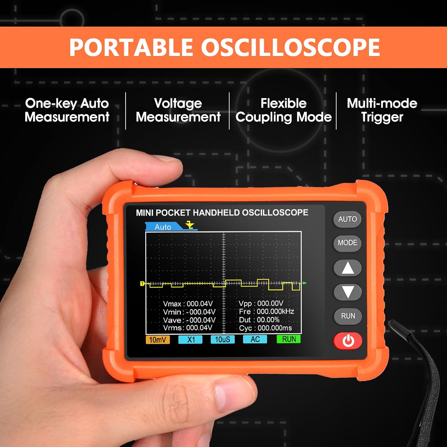 Detalle 2 de HOLDPEAK Mini-Oszilloskop Kit 250 kHz