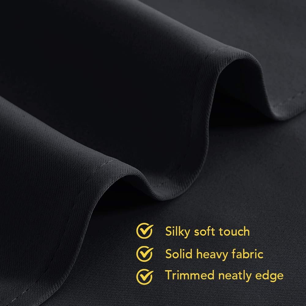 Thumbnail 4 de NICETOWN Blackout Curtains 42" x 45" Black 🪟