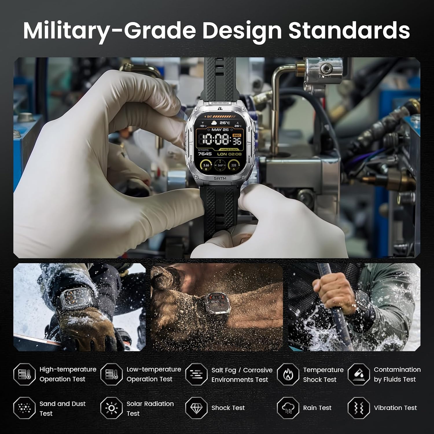 Detalle de KOSPET TANK M4C GPS smart watch