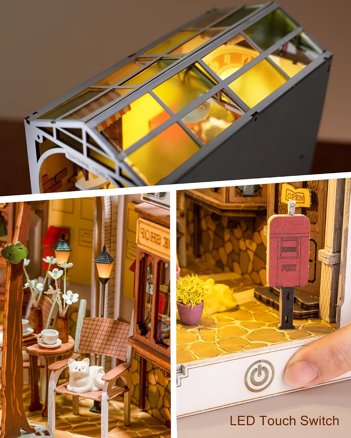 Detalle de Rolife Book Nook kit fai-da-te
