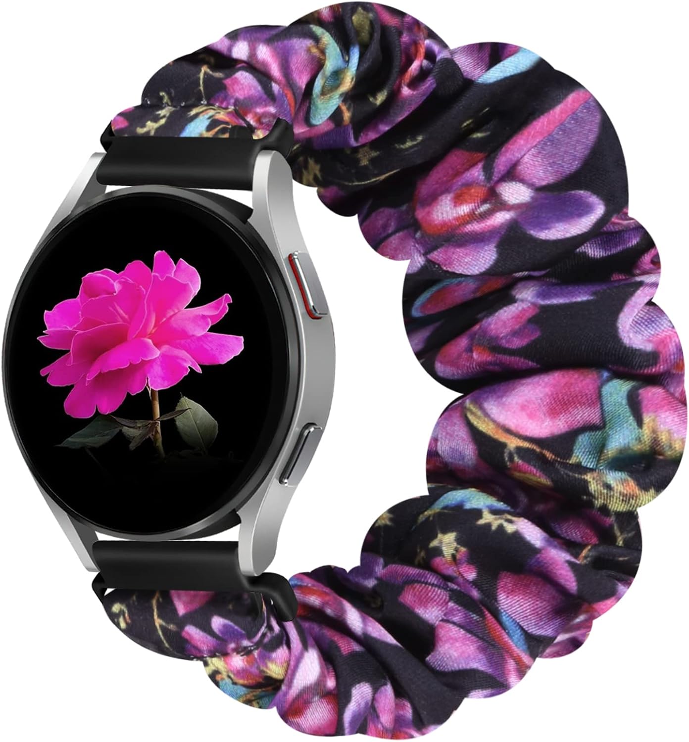 Thumbnail 6 de YCHDDER 20mm Elastic Scrunchie Watch Straps – 12-colour stretch straps for Galaxy Watch, Garmin, Vivoactive, Venu, Forerunner & more (20mm lugs)