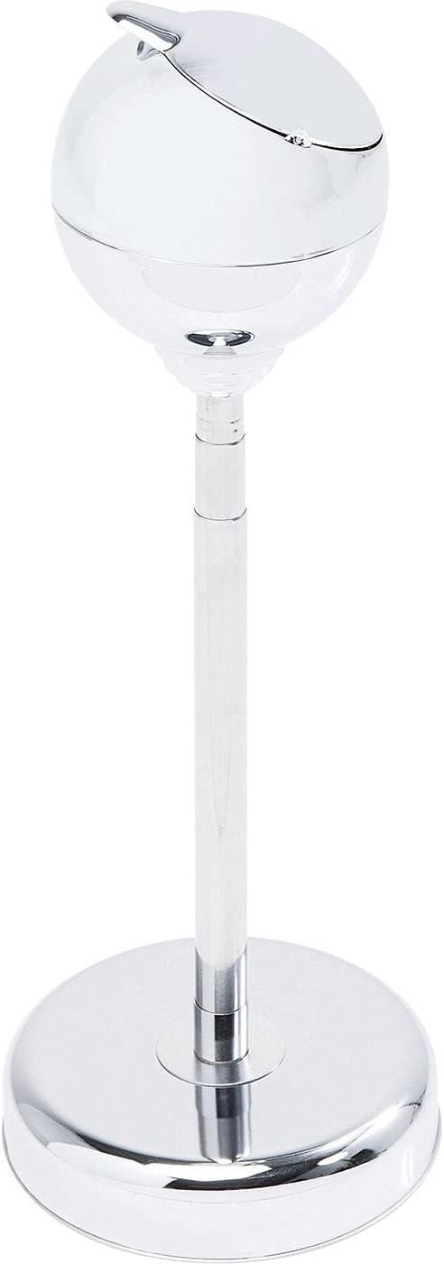 Thumbnail 6 de Kare Design portacenere a stelo Spheric in metallo cromato con coperchio chiudibile