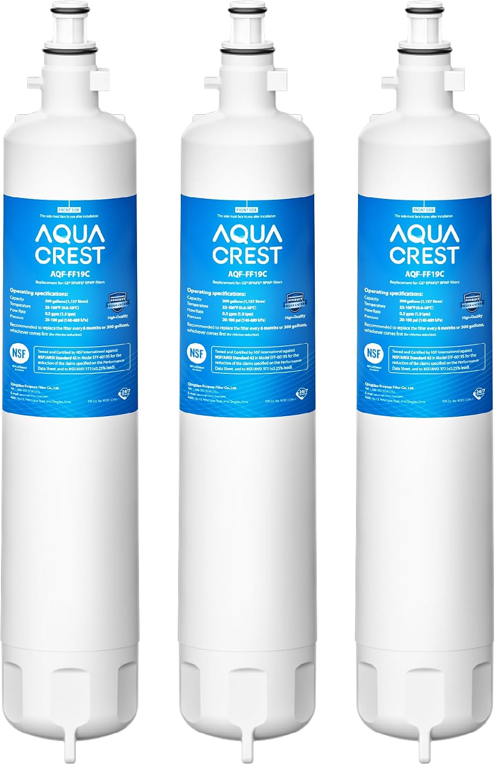 Detalle de AQUA CREST refrigerator water filter AQF-FF19C