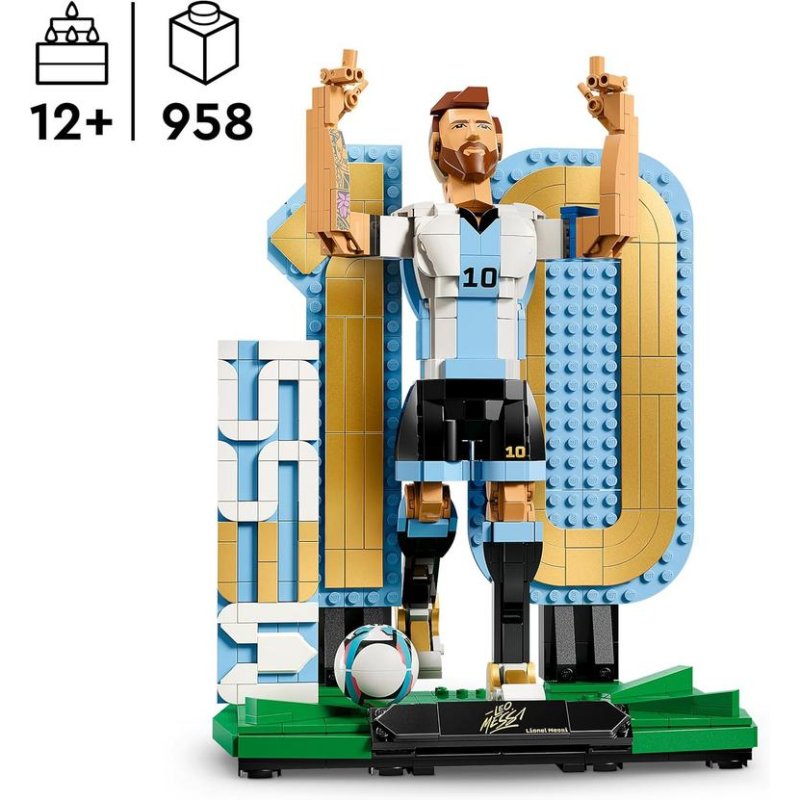 Thumbnail 3 de LEGO Editions Lionel Messi Leyenda del Fútbol 43015 – 958 piezas