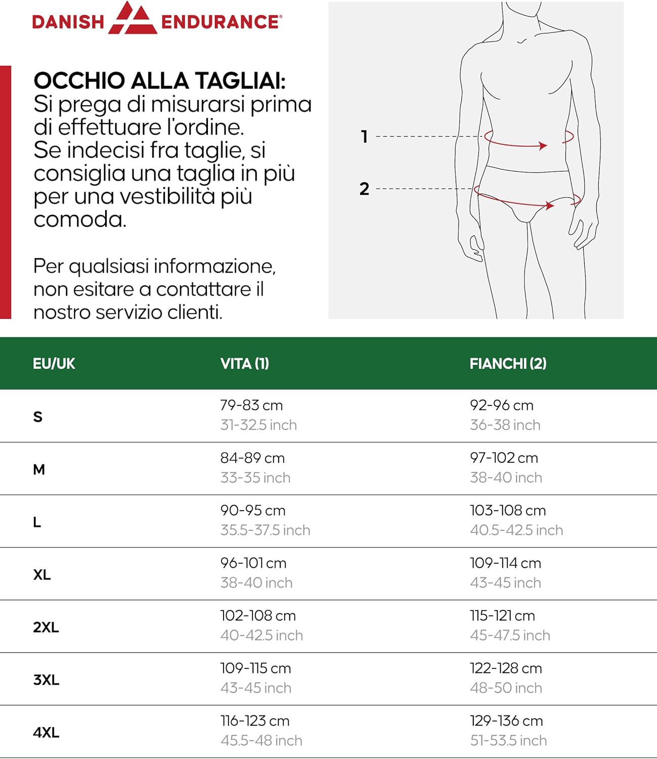 Thumbnail 5 de Danish Endurance Boxer Uomo Americani in Cotone Biologico 100% (a Pantaloncino) – Confezione da 4 o 6 paia