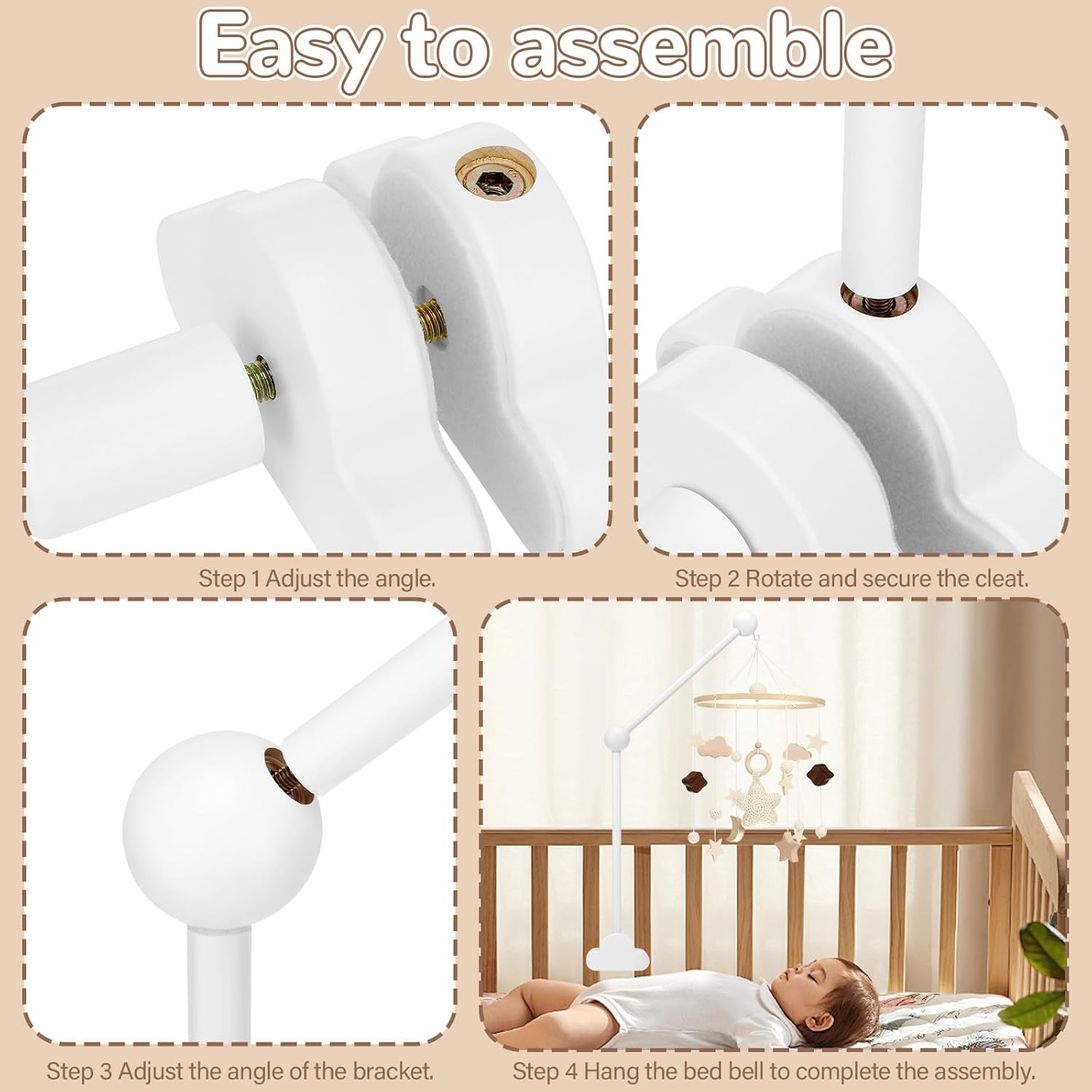 Thumbnail 3 de Farerkass Mobile Halterung Holz für Babybett