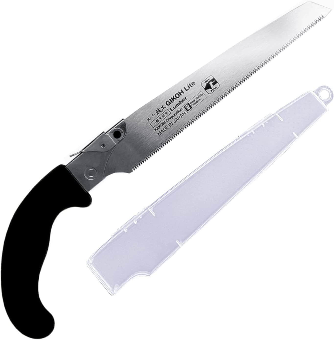 Detalle de 角利産業 スーパー技工 41138 替刃式のこぎり 刃渡210mm・収納ケース付き