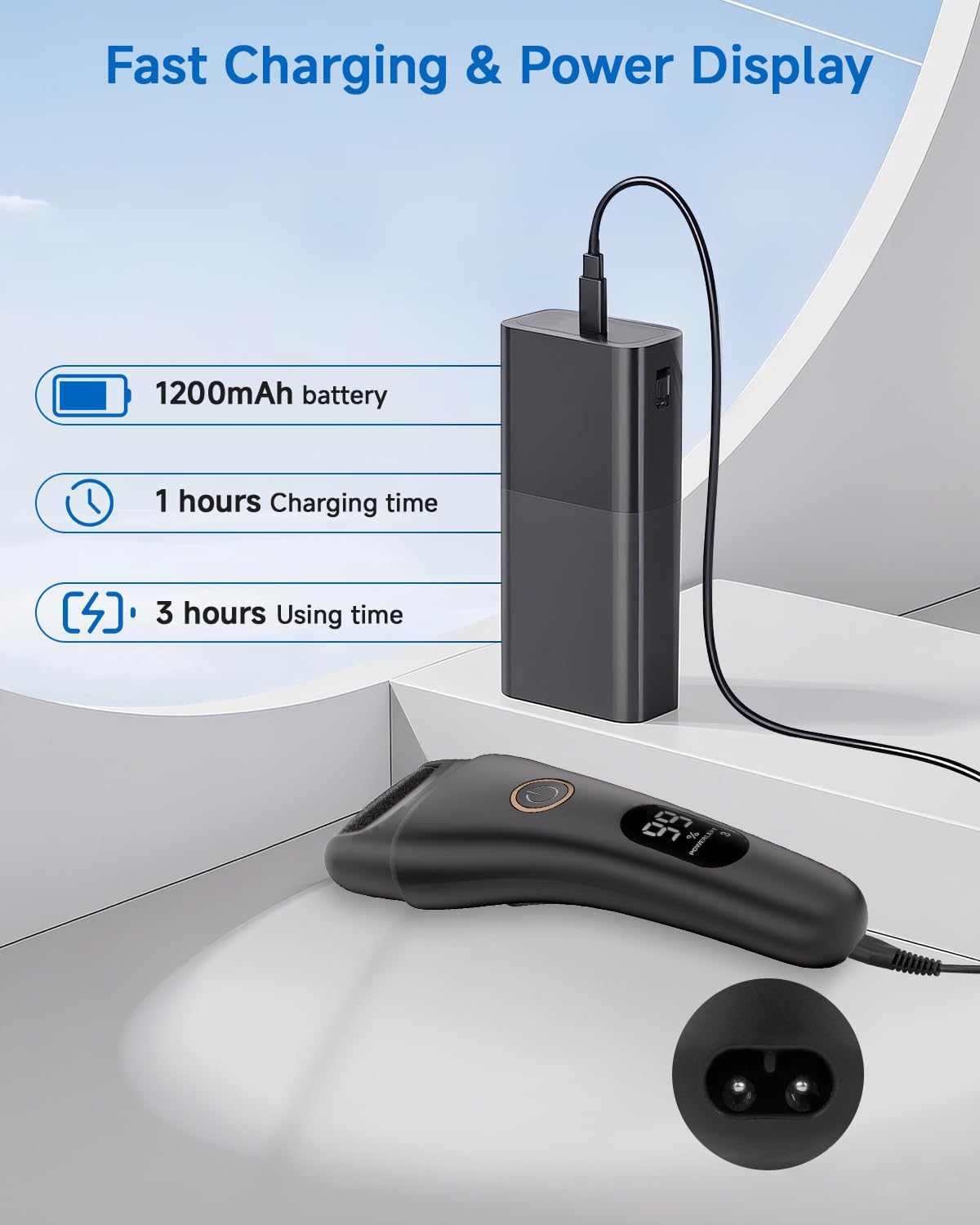 Thumbnail 5 de Elektrischer Hornhautentferner 1200 mAh