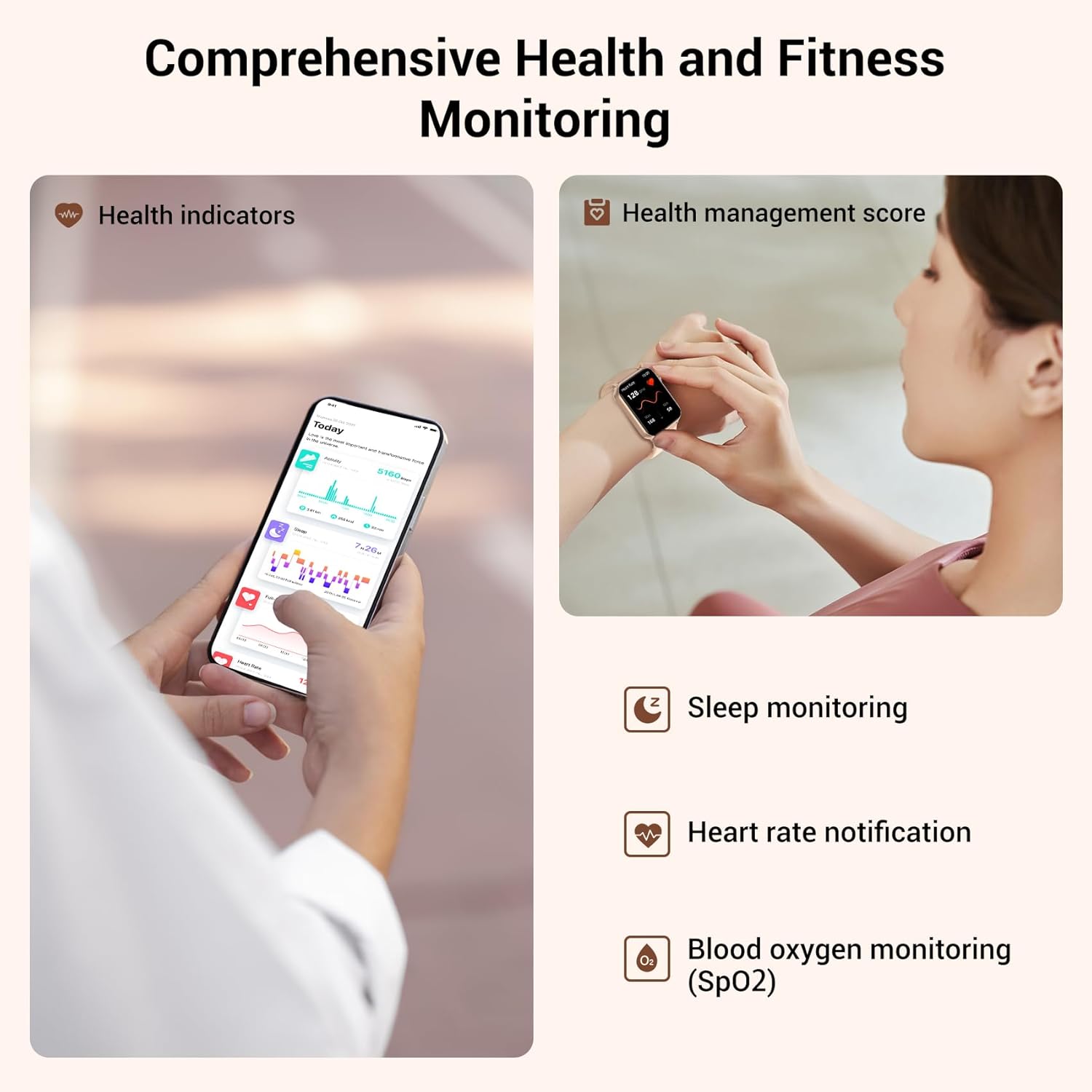 Thumbnail 4 de Baolubao Smart Watch for Women & Men: 1.91" HD Display, 100+ Sports Modes, ECG-free Health Tracking & LED Flashlight
