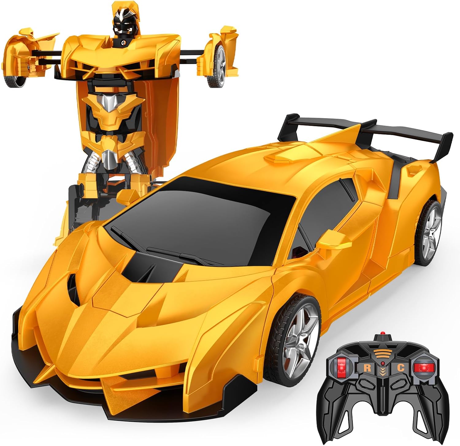 Detalle de Braxel macchina telecomandata 2 in 1 trasformabile Robot & RC auto per bambini (2,4 GHz, rotazione 360°)