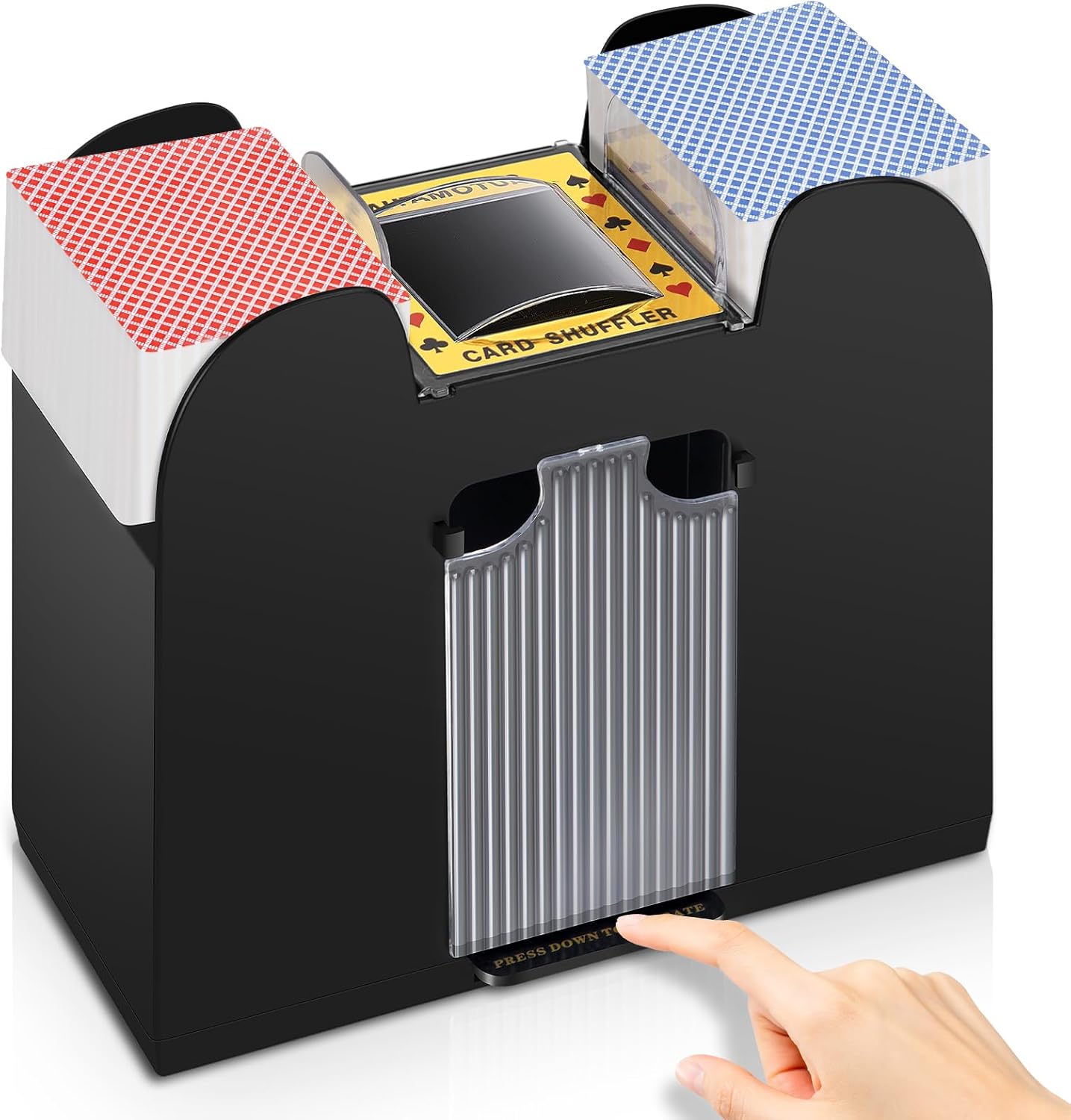 Thumbnail 6 de Unniweei Automatic Card Shuffler (Battery-Operated Electric Shuffler) for Poker, UNO, Phase 10, Blackjack