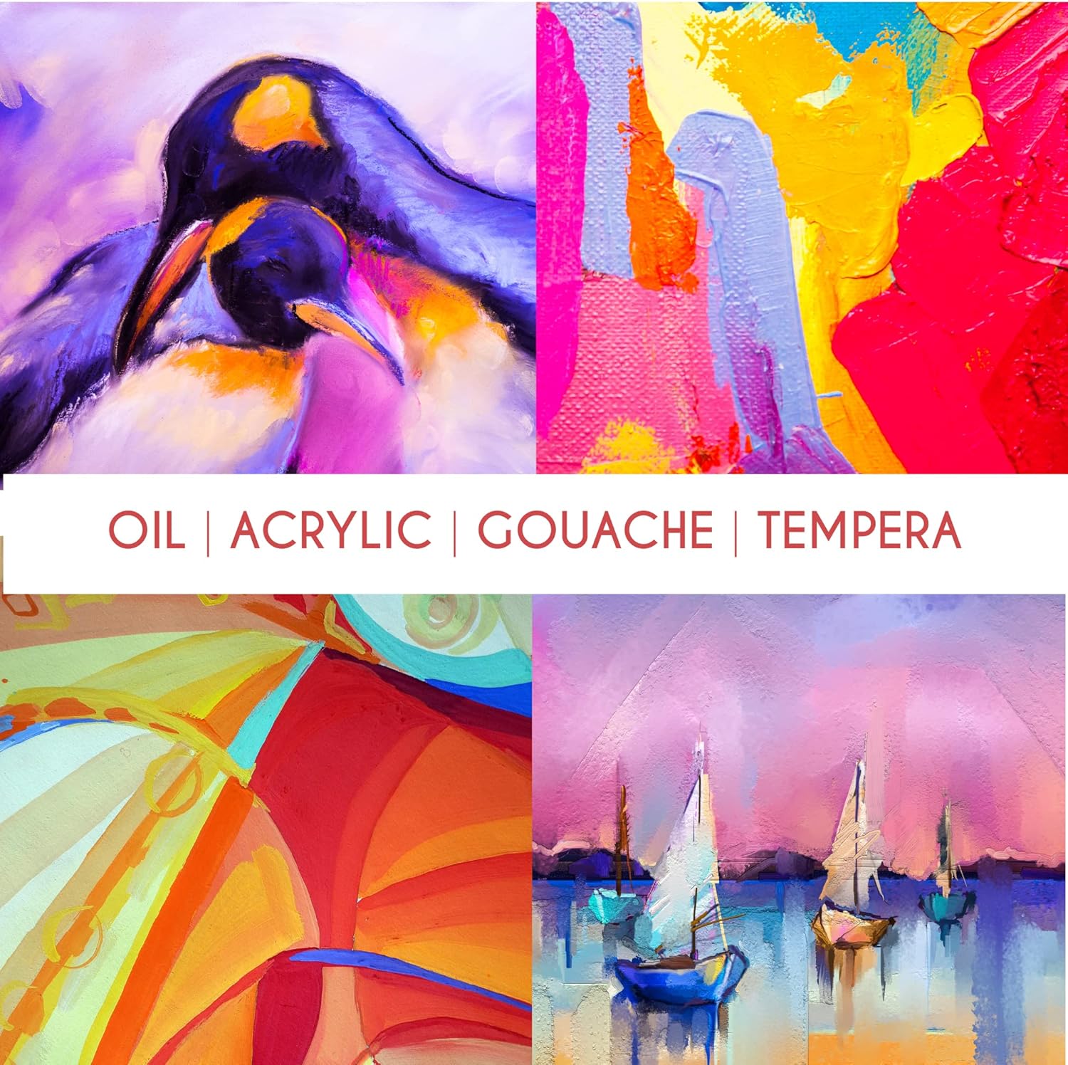 Thumbnail 4 de Canvas for Painting: 28-Canvas Set in Multi Sizes (13x18 to 30x40 cm) for All Types of Painting