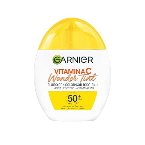 Detalle de Garnier Vitamina C Wonder Tint Fluido Todo en 1 BB Cream (Tono Medio) con FPS50+