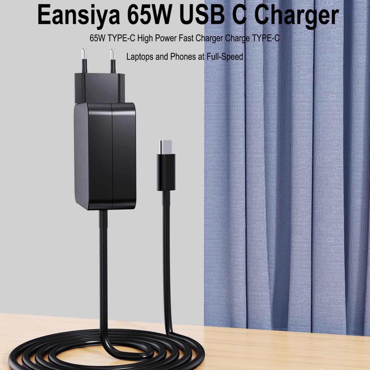 Thumbnail 2 de Chargeur USB-C PD 65 W pour Nintendo Switch 2, Steam Deck, ROG Ally et PC portables