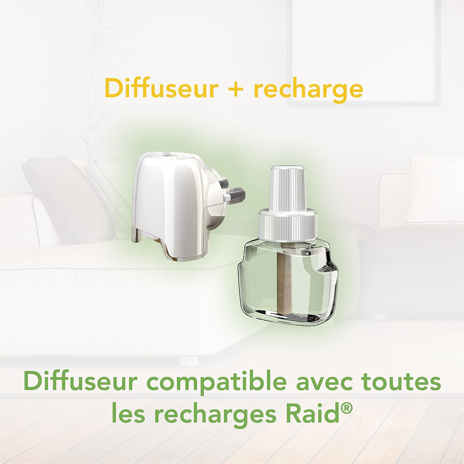 Detalle 2 de Raid Essentials Diffuseur Électrique — 2 Diffuseurs + 2 Recharges
