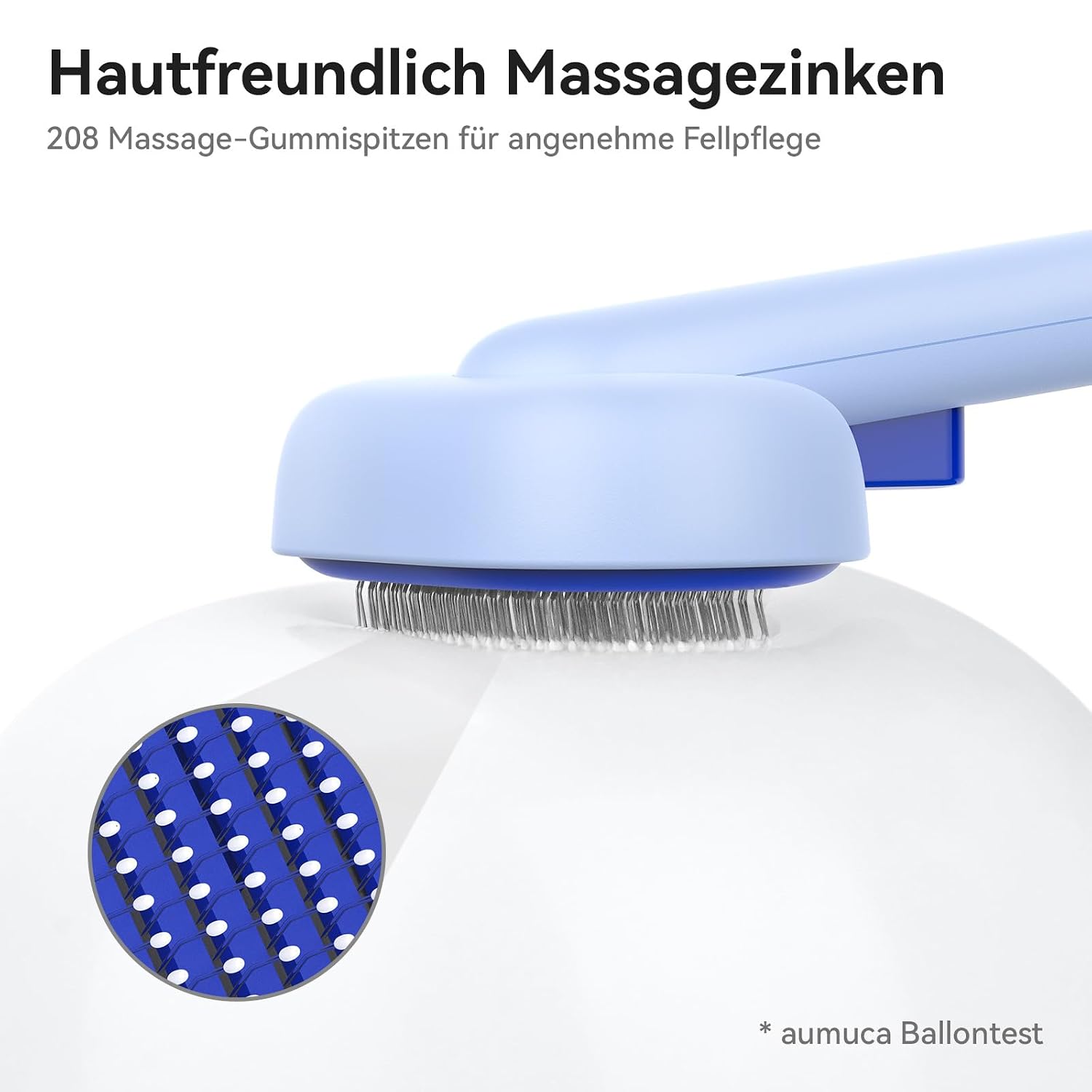 Detalle de aumuca Katzenbürste für Fellpflege 🐾