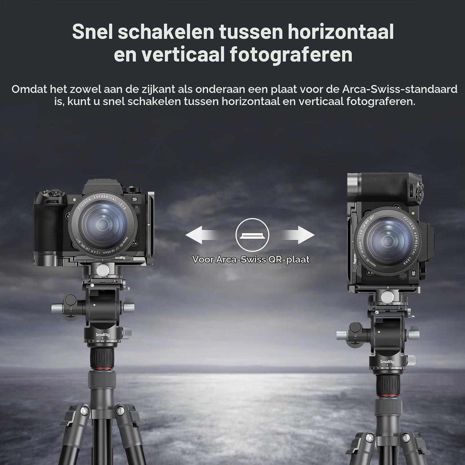 Detalle 2 de SMALLRIG 3928B L-beugel voor FUJIFILM X-H2S met Arca-Swiss-plaat