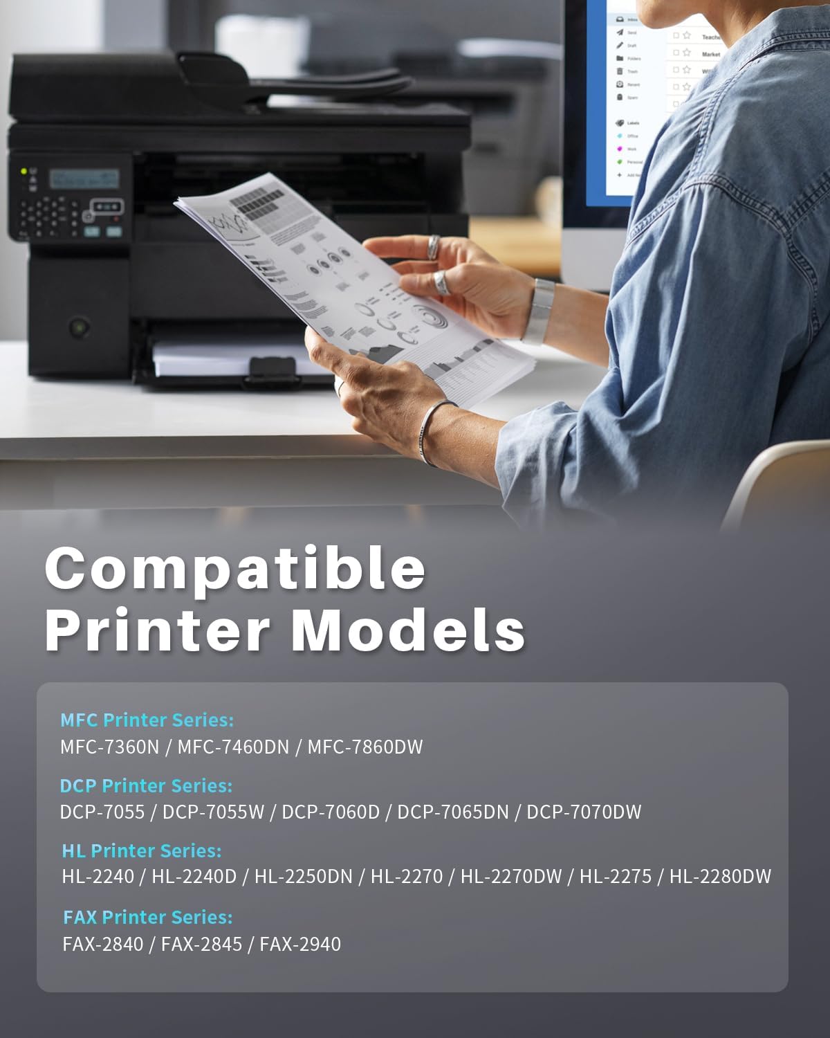 Thumbnail 1 de INK4U TN2220 Cartucce di Toner Brother 2220