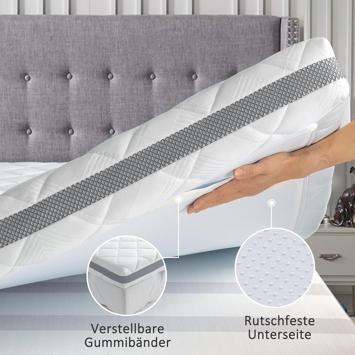 Thumbnail 3 de BedStory Gel Topper 160x200 für Boxspring
