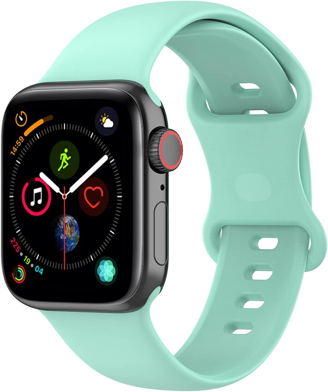 Detalle de Panda Bobo Silicone Strap for Apple Watch (Series 1–10, SE) – 38/40/41/42mm