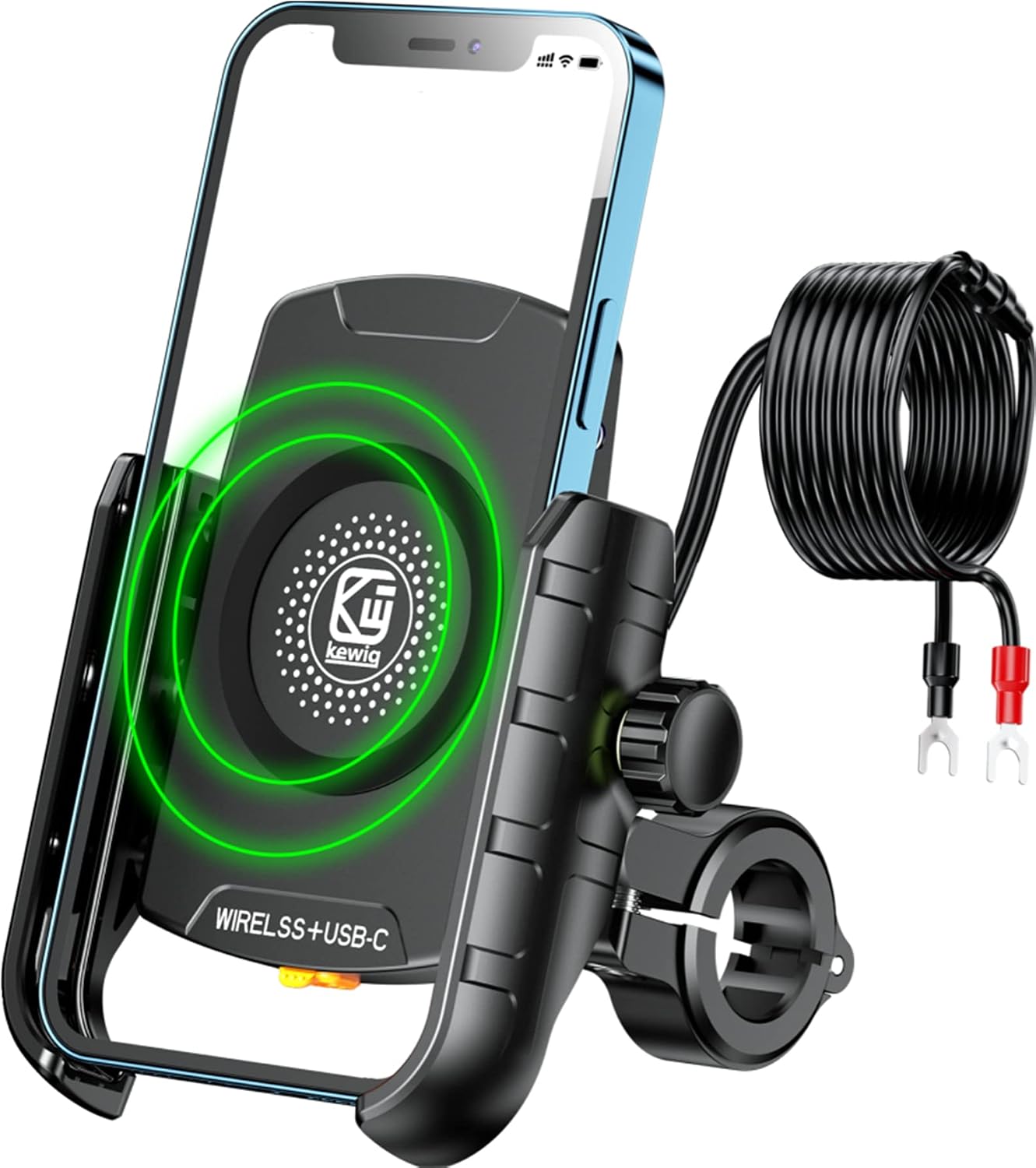 Detalle de BRCOVAN Motorrad Handyhalterung Qi 15W