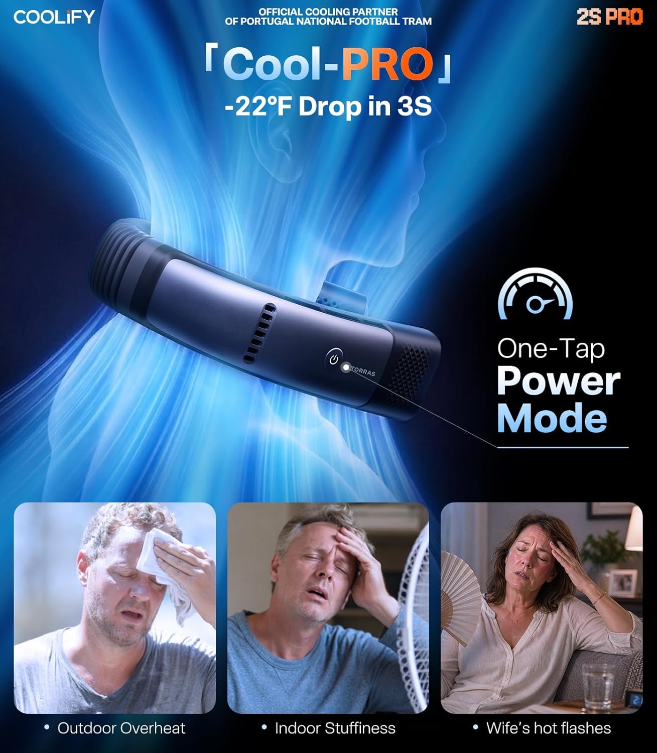 Thumbnail 2 de TORRAS Coolify 2026 2S PRO Neck Air Conditioner