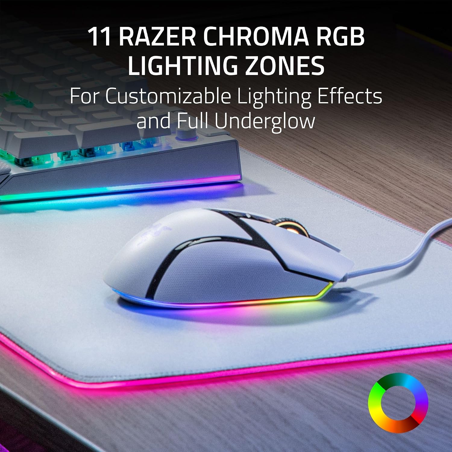 Detalle de Razer Basilisk V3 (Wired) – Customisable Ergonomic Gaming Mouse