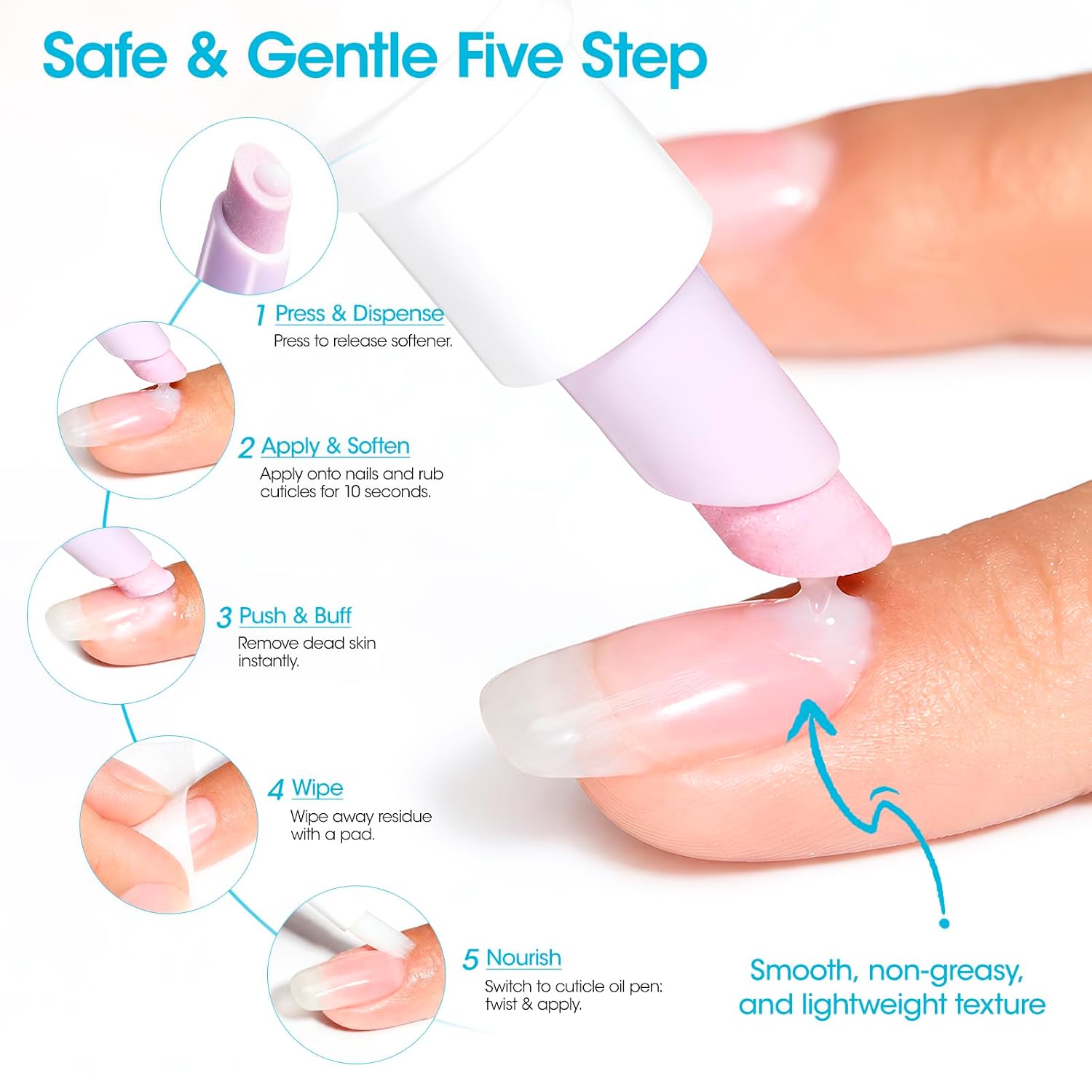 Detalle 1 de GELLEN Cuticle Care Set with 6ml Softener