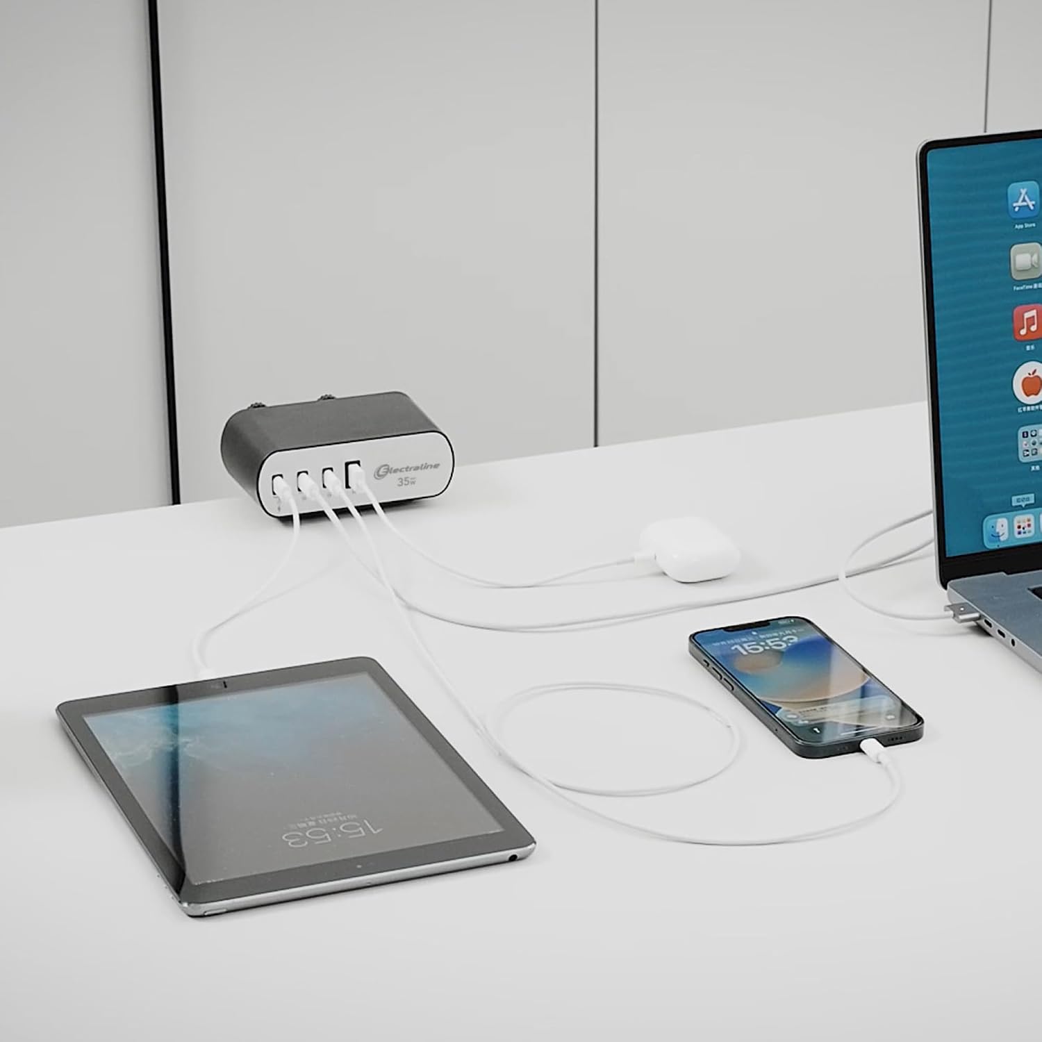 Thumbnail 2 de Electraline Steckdosenleiste Büro mit USB PD