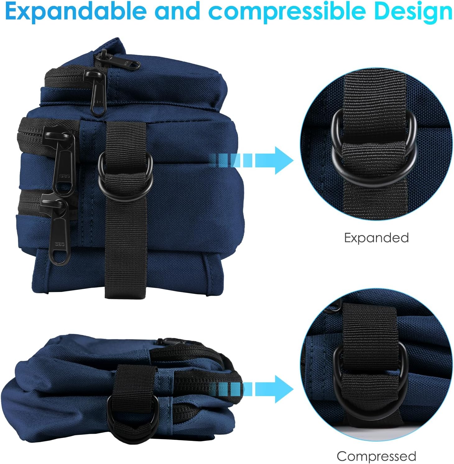 Thumbnail 6 de AGPTEK Sac Banane Ceinture de Course – Grand容量, Poches Multiples et Blocage RFID