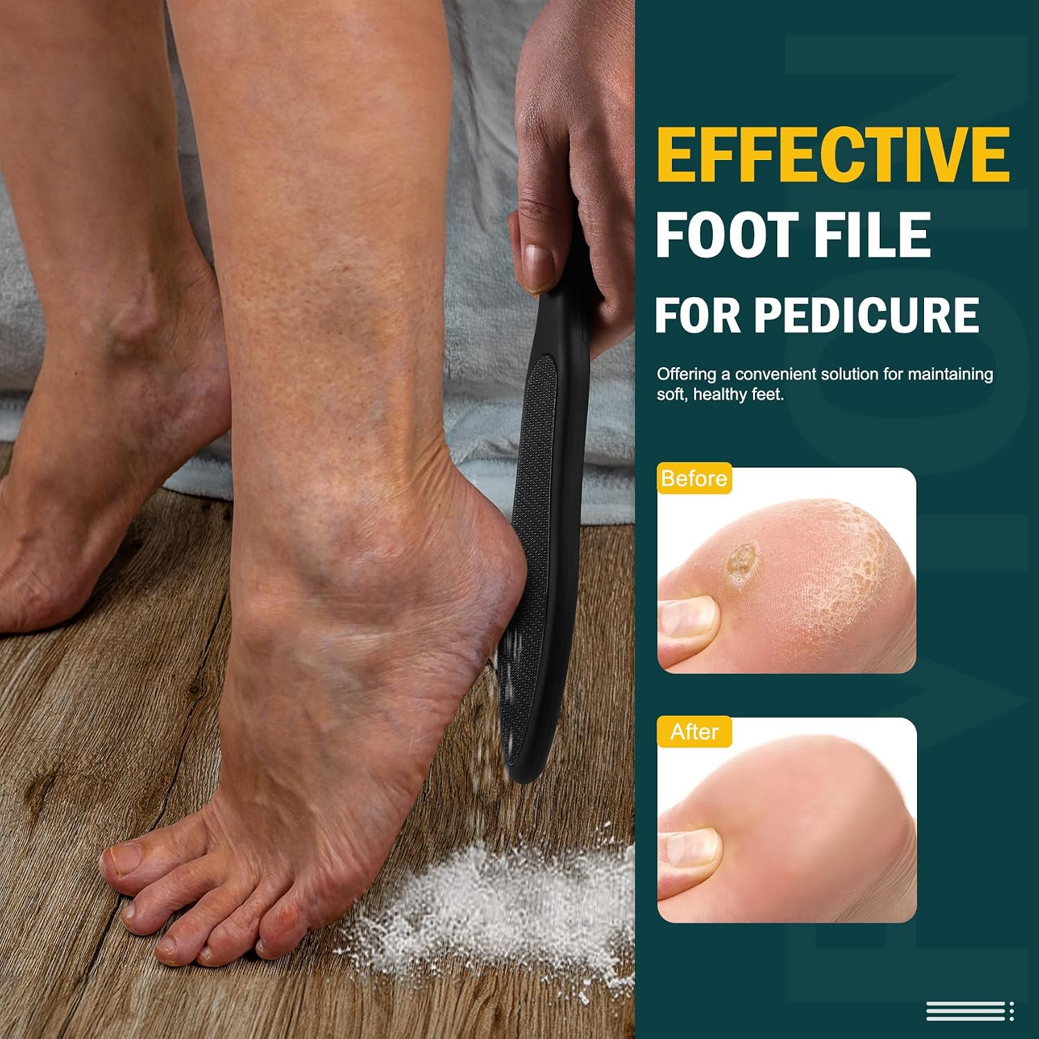 Thumbnail 2 de FVION Double-Sided Nano Glass Foot File for Callus Remover 🦶
