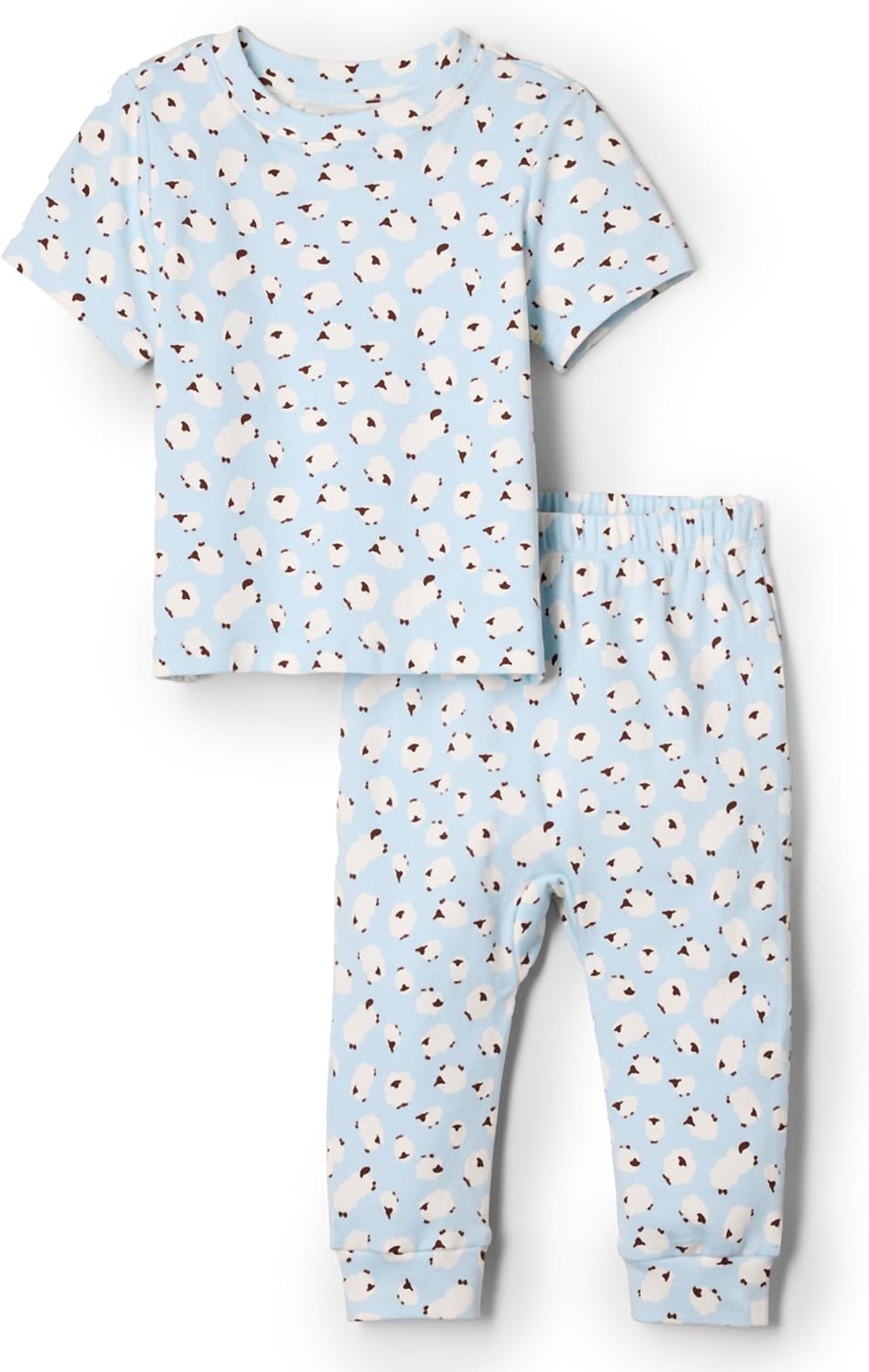 Detalle de Amazon Essentials x Sofia Grainge Unisex Toddler & Baby Cotton Knit Short Sleeve Shirt & Pants Set