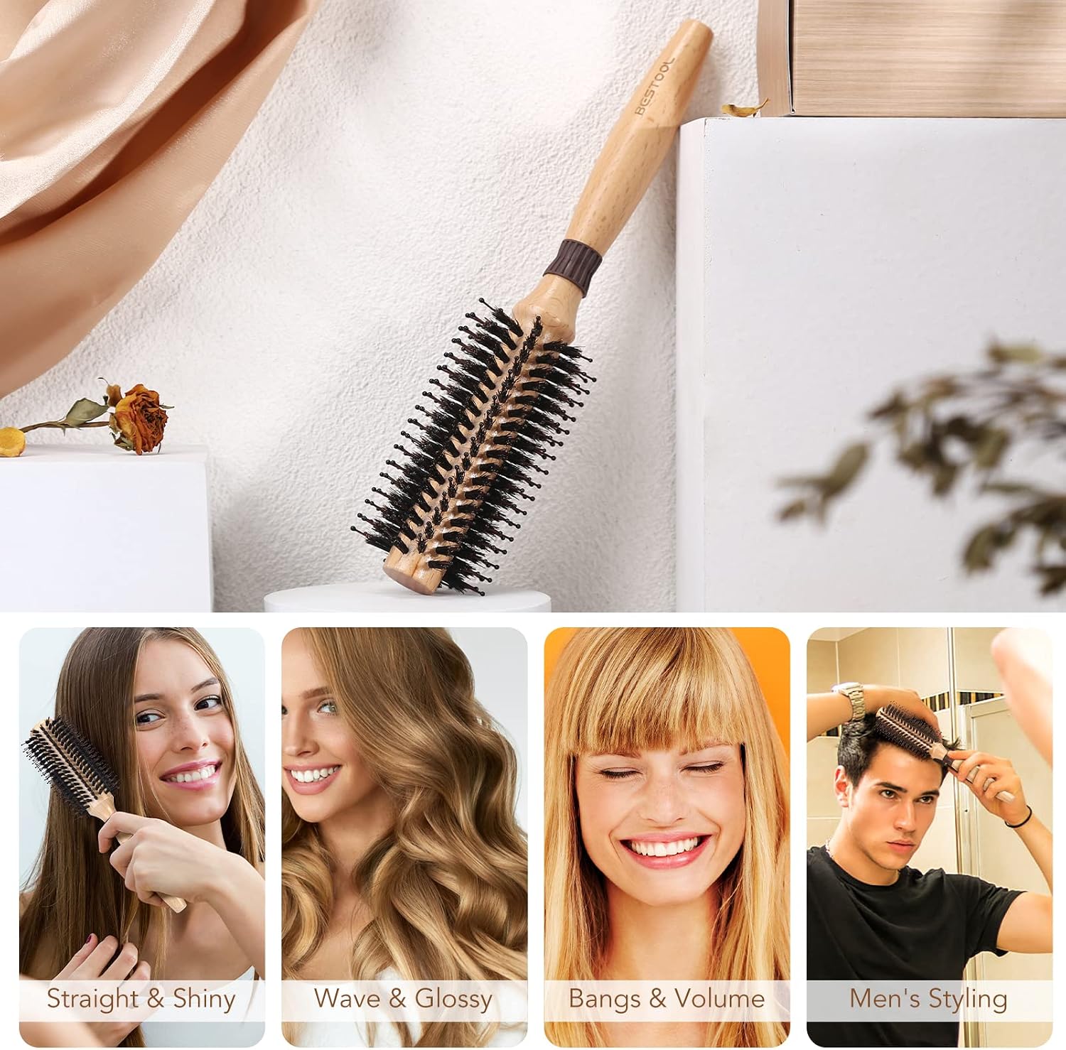 Thumbnail 4 de BESTOOL Brosse ronde brushing 20 mm