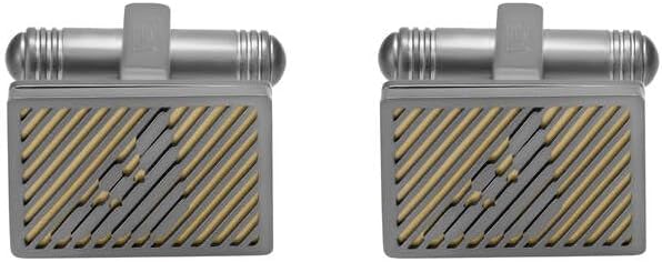 Thumbnail 3 de Emporio Armani Boutons de manchette en acier inoxydable bicolore pour hommes