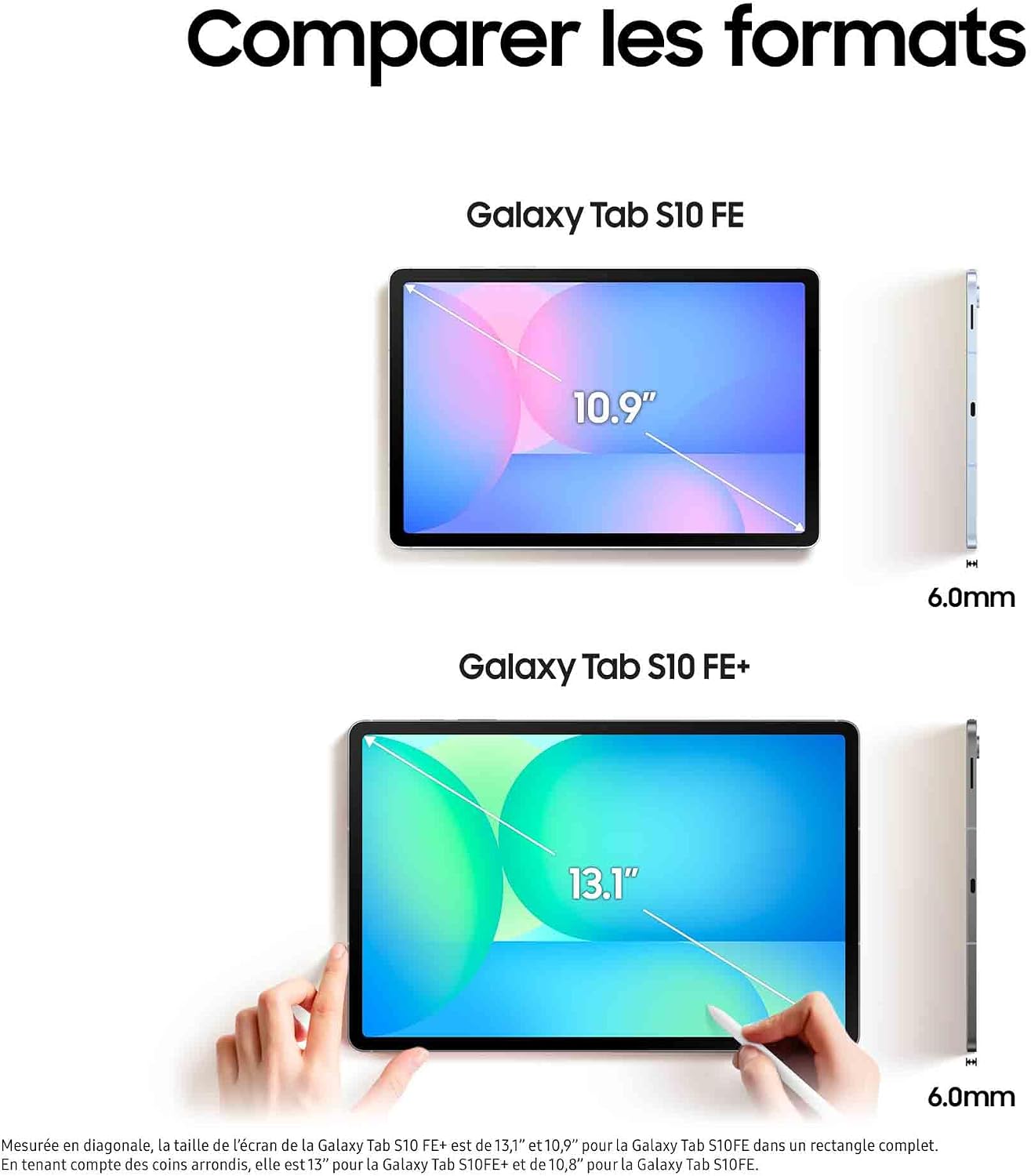 Detalle de Samsung Galaxy Tab S10 FE 10,9" 256 Go Gérer le quotidien avec le S Pen inclus