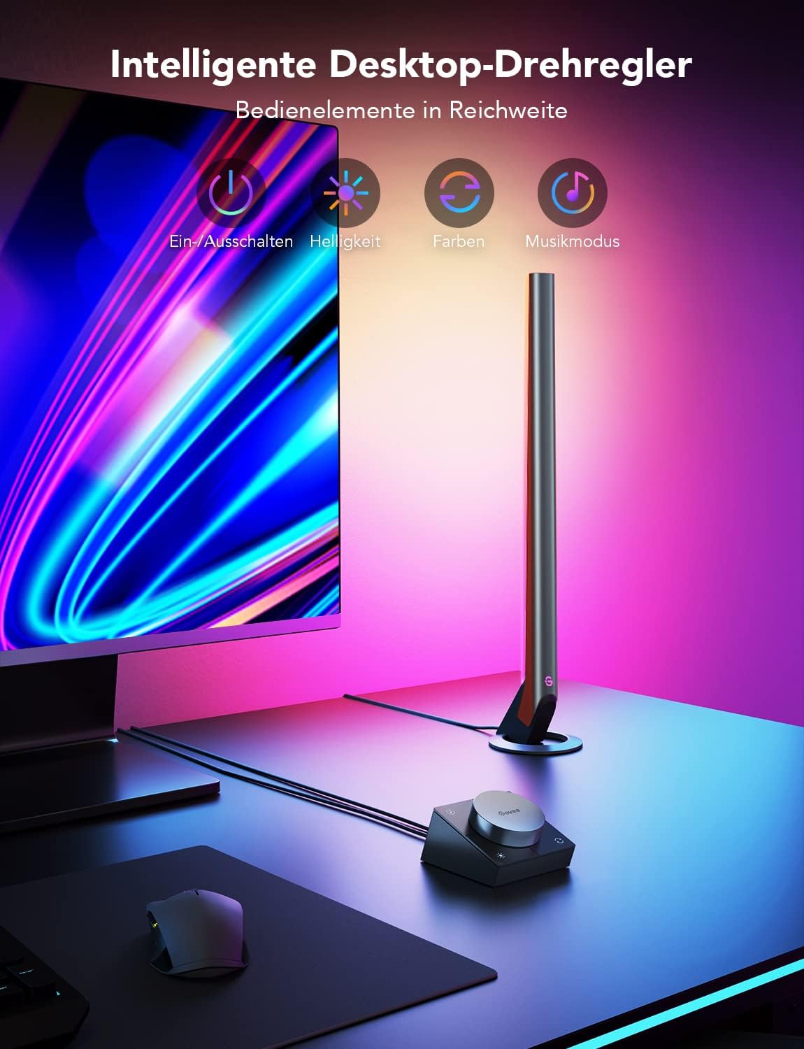 Thumbnail 3 de Govee LED Lightbar RGBICWW: retroiluminación inteligente para juegos
