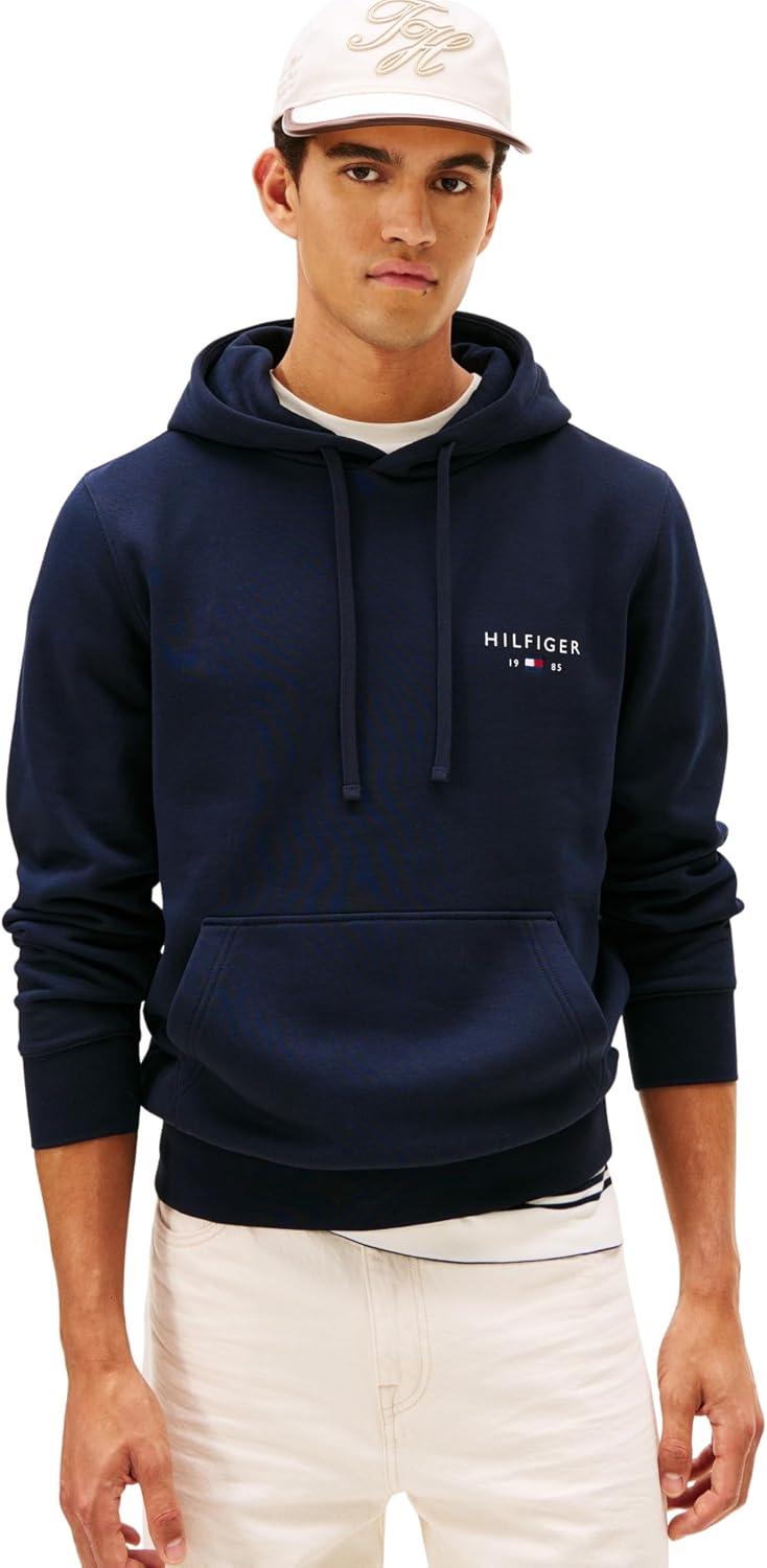 Thumbnail 6 de Tommy Hilfiger Brand Love Small Hilfiger Hoodie Mw0mw41429 – Felpa con cappuccio unisex adult, sostenibile
