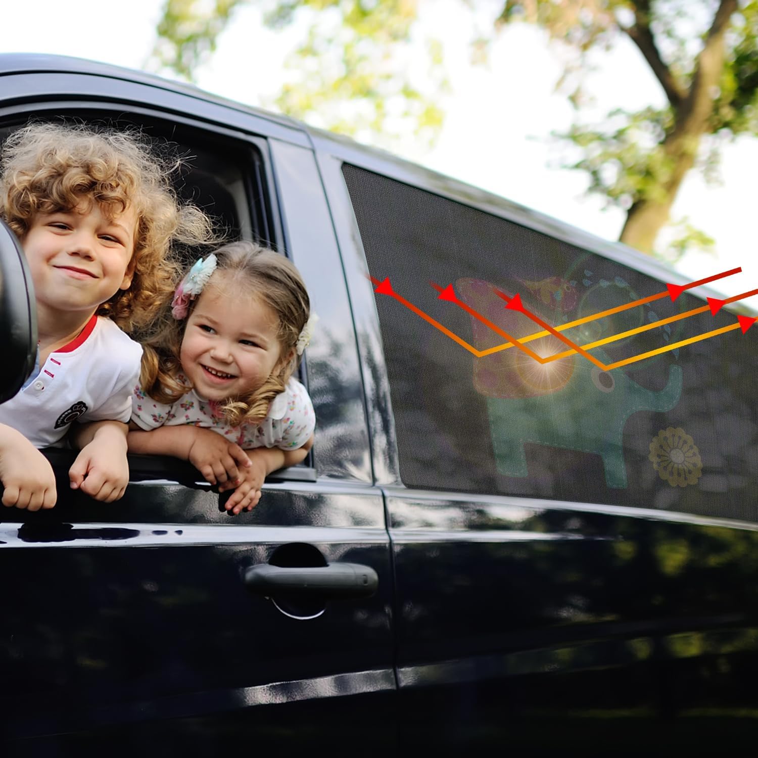 Thumbnail 5 de Asstikoo Car Window Shades 110 GSM UV