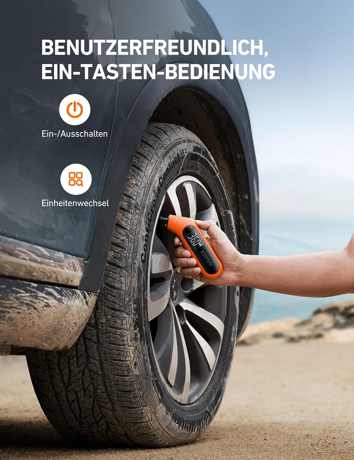 Thumbnail 4 de AstroAI Reifendruckprüfer 300 PSI
